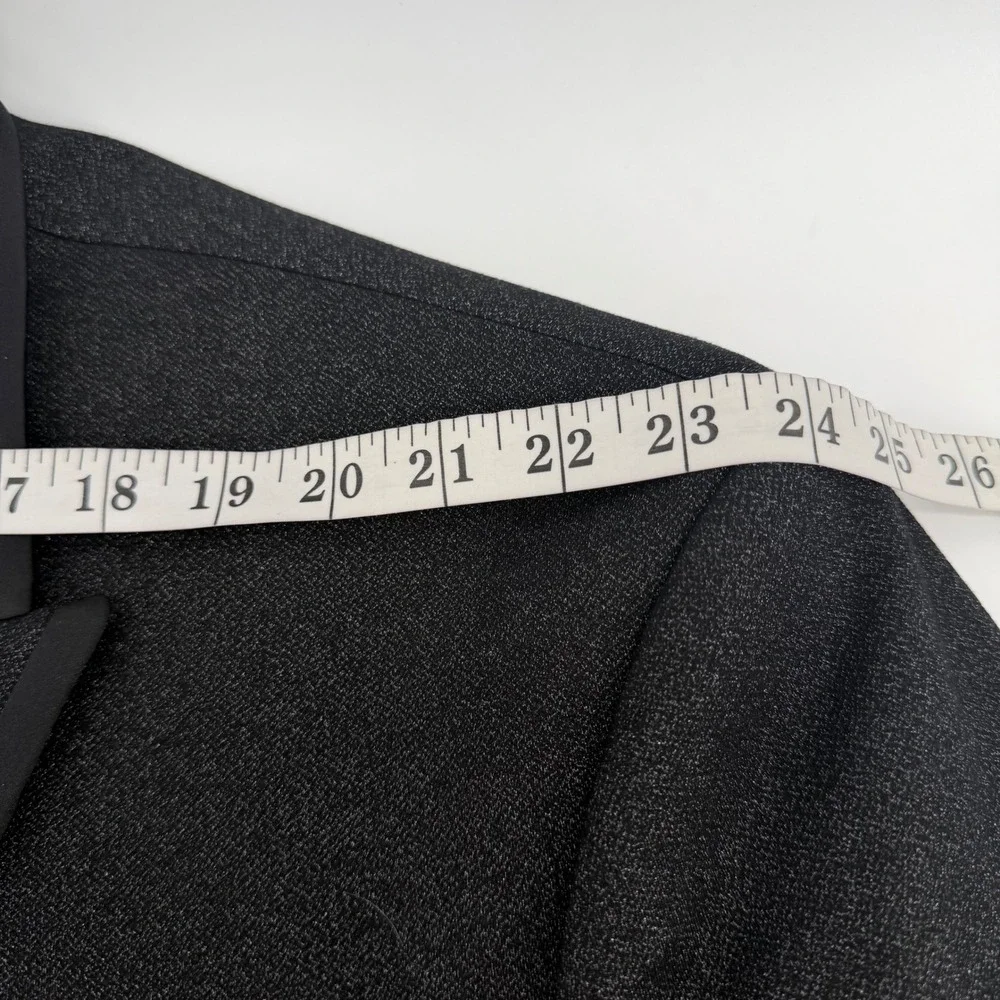 J. Ferrar Tuxedo Jacket Mens 58R Black Shine Evening Edition Big & Tall Blazer